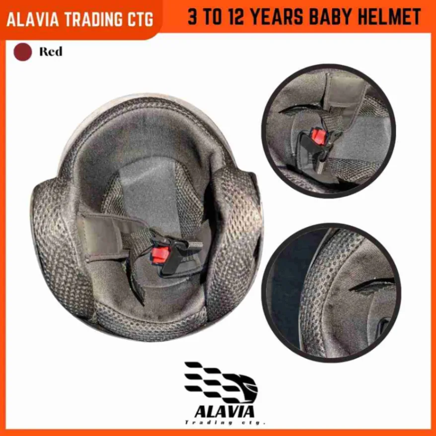 Kids Helmet (3-12Y) – Multi-Sport Baby Bike Helmet for Boys & Girls | Lightweight, Adjustable for Cycling, Scooter & Skateboard – Red 7