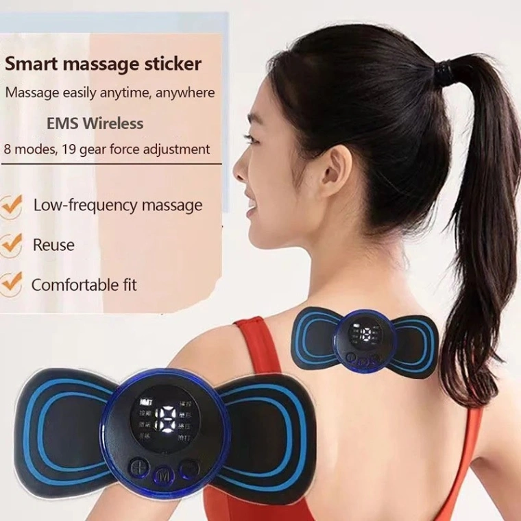 EMS Mini Portable Electric Neck, Back & Body Pain Relief Massager best quality 4
