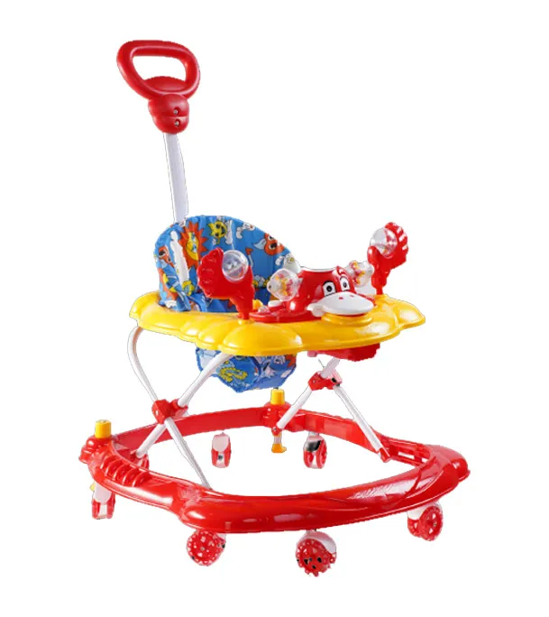 Baby Walker With Music Puzzle Toys Smart Walker Red Basic 1