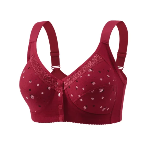 Front Button Bra, Nursing Bra, Front Closure Bra, Women Yoga Sports Bra, Pure Cotton Ultra Soft Bra good quality 1pc  random colour 3
