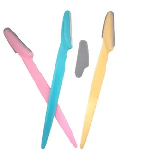 3pcs Colorful Eyebrow Trimmer Face Hair Removal Tools Women Eyebrow Shaver 4