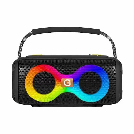 ET-312 Wireless Portable Deep Bass Speaker with FM Radio LED Colorful Light DJ Party Bluetooth Loud Speakers Hand-held 4