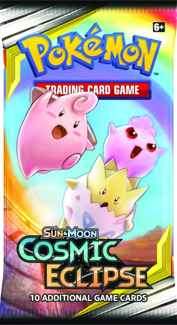 Pokemon TCG Trading Card Game Cosmic Eclipse Set - 4 Packets 32 Cards 5