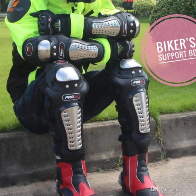Knee &amp; Elbow safety Guard 4 Pieces For Bikers 5