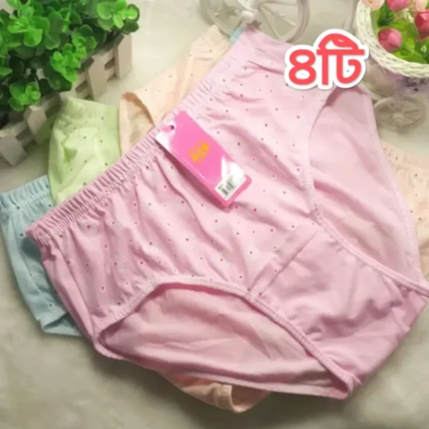 4 Pieces Qualityfull Printed Panties Combo Set for women 3