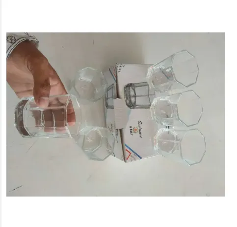 Clear Coke Glass Drinks Glass Set of 06 Pieces N 146T 3
