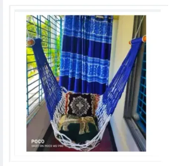 Hand Made Dulna Adult Rope Bed Hanging Dulna Use For All People Large Swing Rope Bed Rattan Dulna Dolna 3
