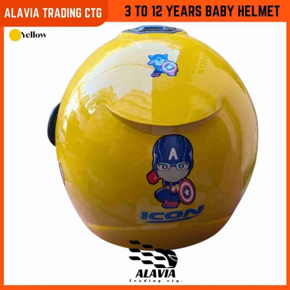Kids Helmet (3-12Y) – Multi-Sport Baby Bike Helmet for Boys & Girls | Lightweight, Adjustable for Cycling, Scooter & Skateboard – Yellow 6