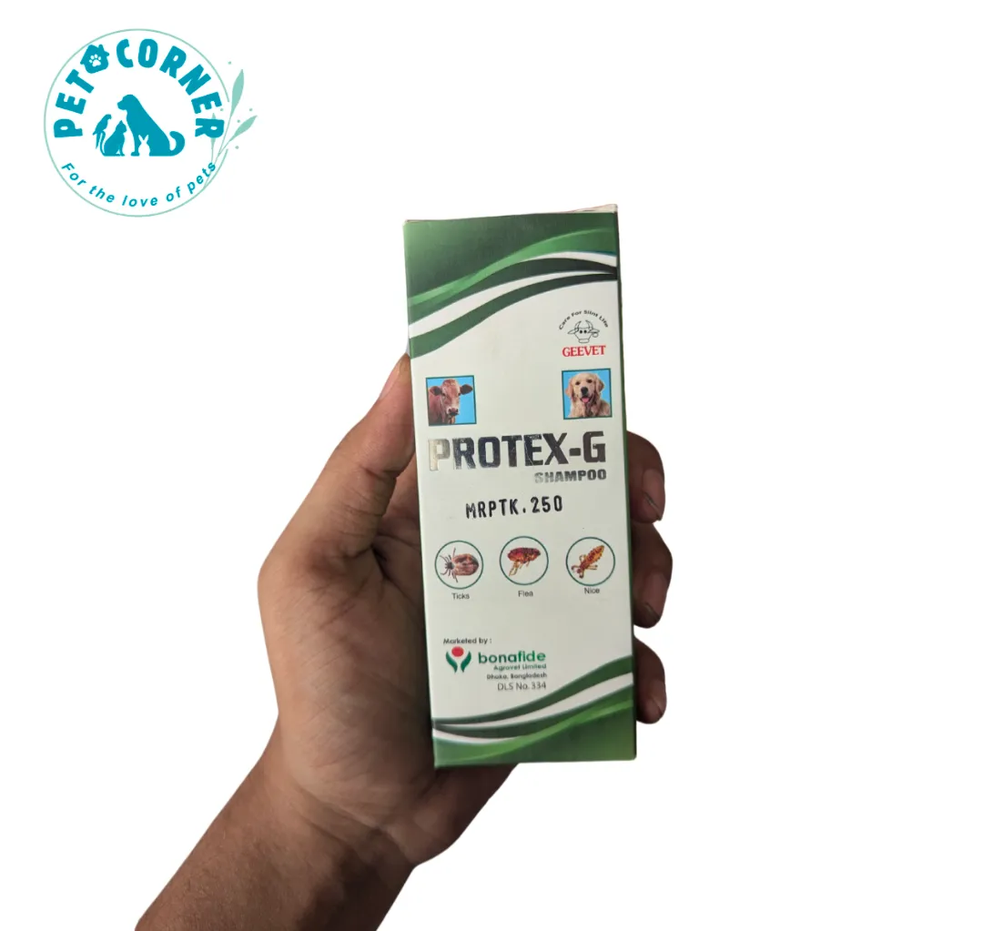 Protex-G Flea,Tick and Nice removal Shampoo 100 ml 3