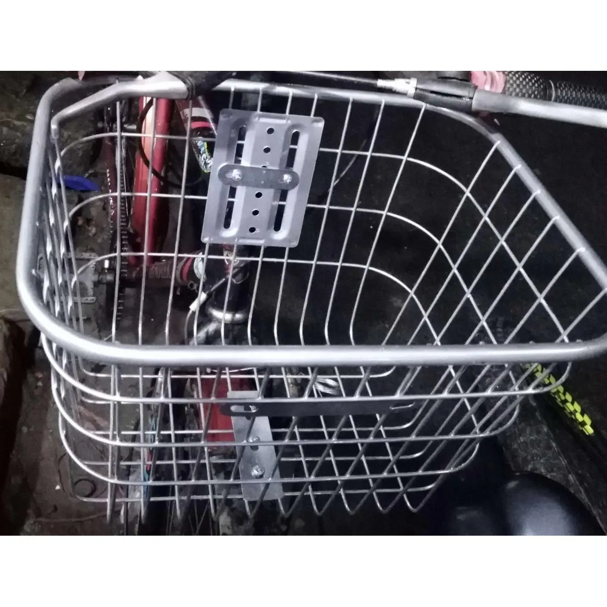 Bicycle Basket Steel Silver colour Made in China Bicycle Accessories 3