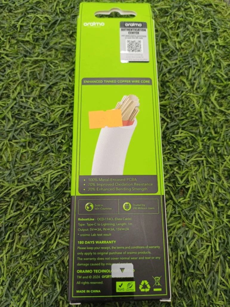 Oraimo RobustLine OCD-114CL ডেটা ক্যাবল 3