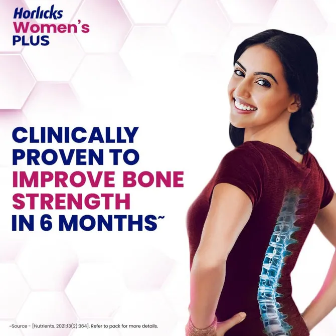 Women's PLUS Horlicks Health and Nutrition Drink Jar 400g 2