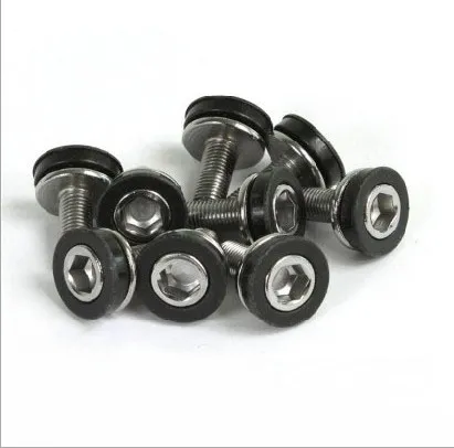 Bicycle Crank in the shaft screw fixing nut universal dead flying pedal screw NutBolt Bicycle Accessories 2 pcs 1