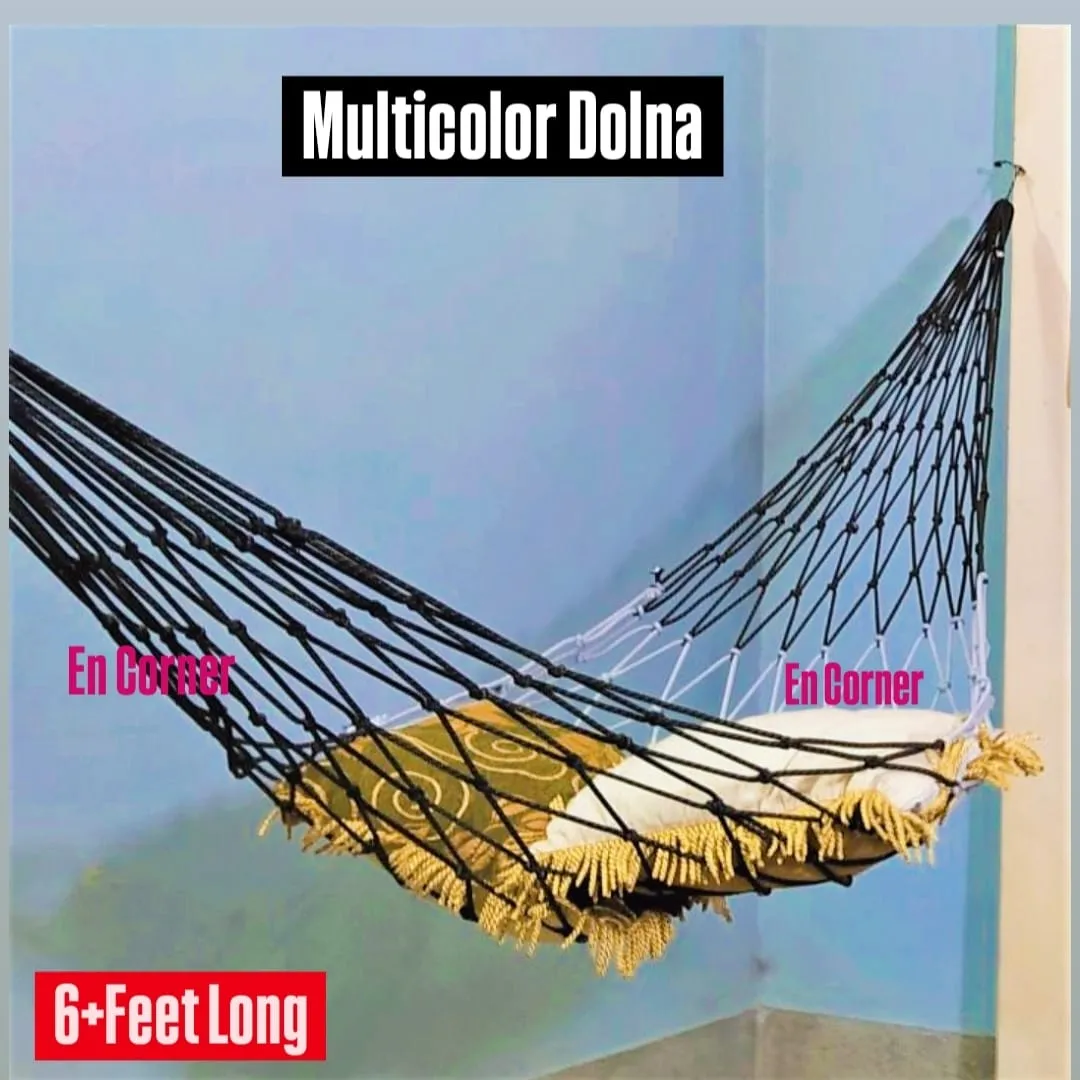 Hand Made Dulna Adult Rope Bed Hanging Dolna Use For All People Large Swing Rope Bed Rattan Dulna Dolna 1
