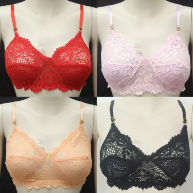 4Piece Comfortable Net Bra Soft Net Bra for Women good quality 2