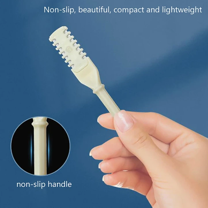 2-in-1 Nasal Hair Cutter | 360 Rotating Nose Hair Trimmer &amp; Manual Ear Picker | Portable Double-Sided Nose &amp; Ear Hair Trimmer 4