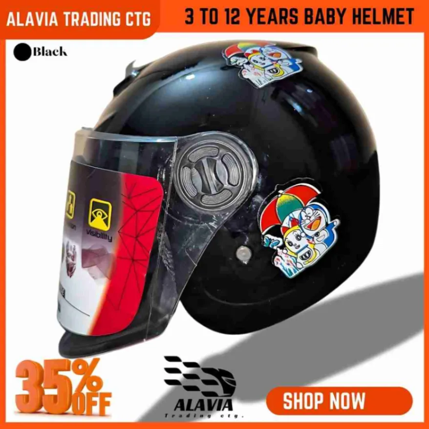 Kids Helmet (3-12Y) – Multi-Sport Baby Bike Helmet for Boys & Girls | Lightweight, Adjustable for Cycling, Scooter & Skateboard – Black 5
