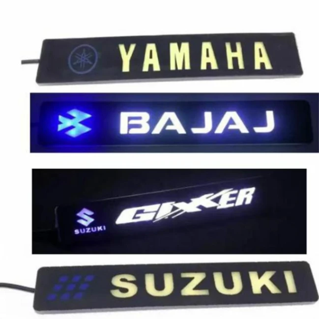 Motorcycle Front Brand Logo Led Light For Bike 2