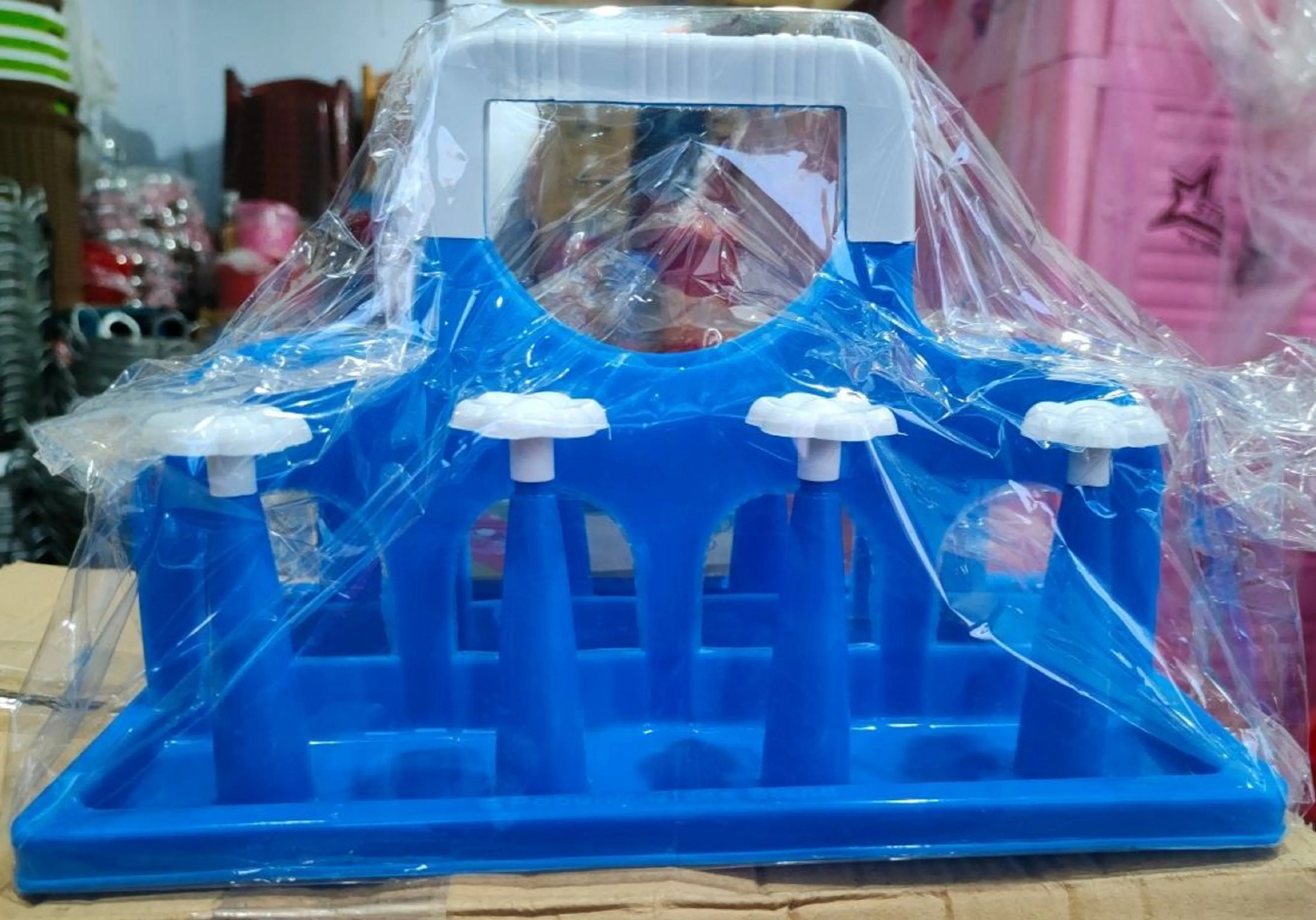 Plastic Glass Stand Multicolor 1 pcs 1