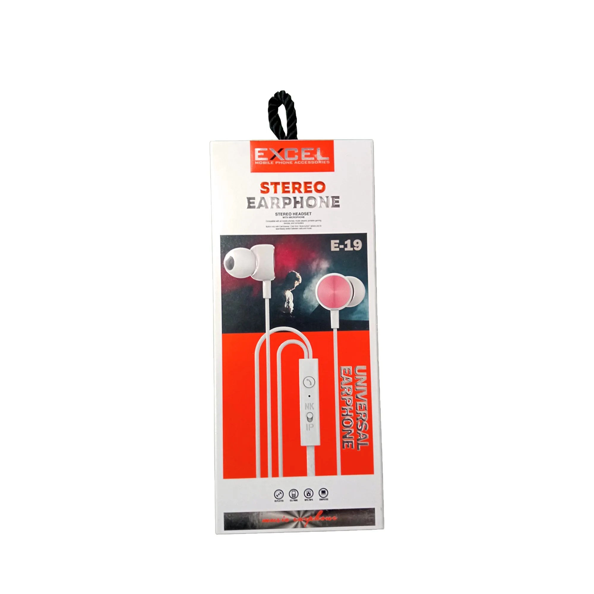 Excel E-19/E-20 Stereo Headphone 3