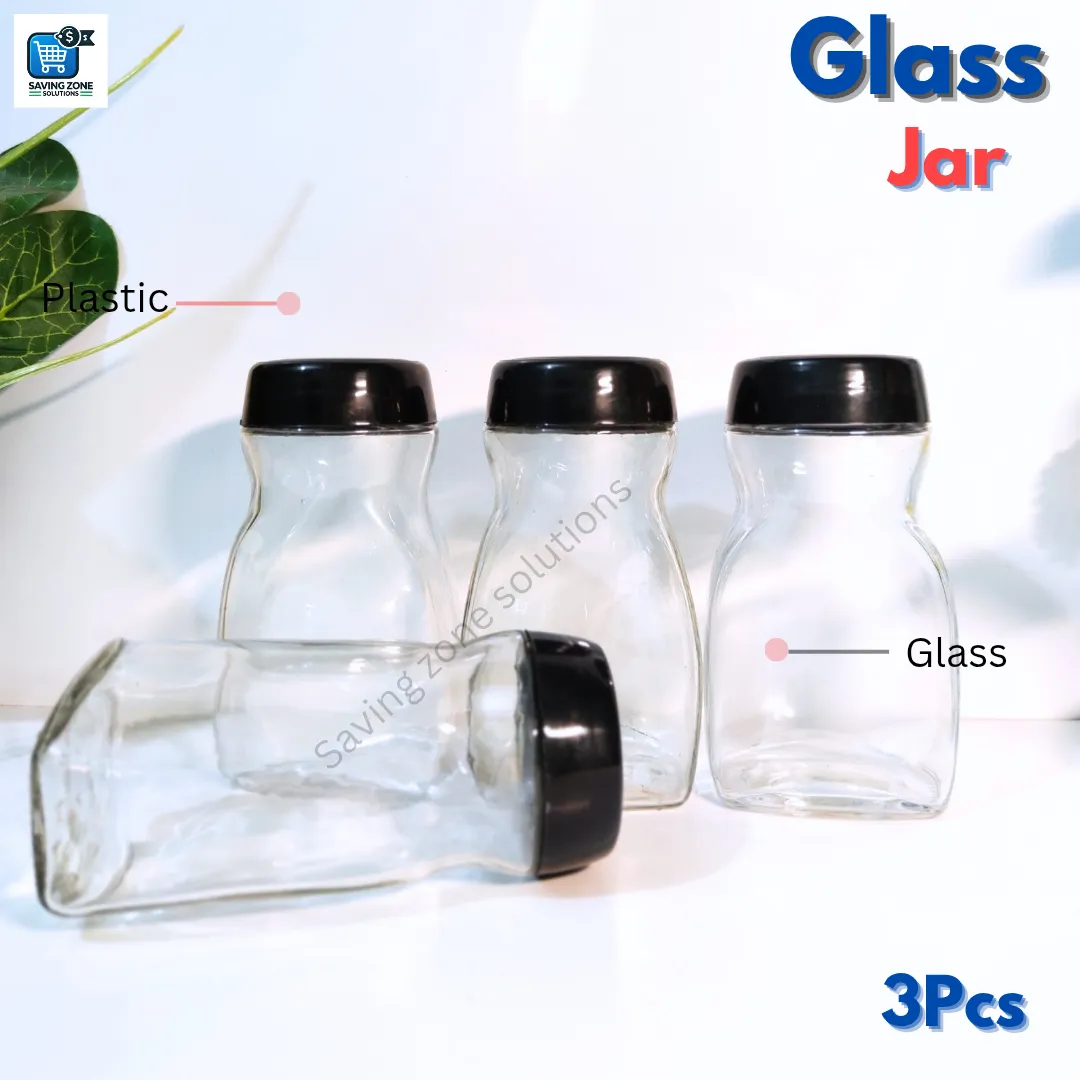 500 ml Premium Glass Coffee Jar Glass Jar for Kitchen Dining Glass Jar Container for Food Storage High Quality Glassware Food Container 6