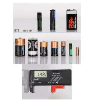 BT-168 Battery Tester Universal Battery Checker Small Battery Testers for AAA AA C D 9V 1.5V Button Cell Batteries