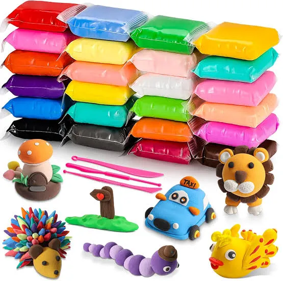 12pcs-1pac DIY soft Super clay/craft ideas for your baby/kids 2