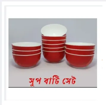 Opes Set Plastic Round Soup Bowl 6pcs- (Super Hard Quality Plastic) 4