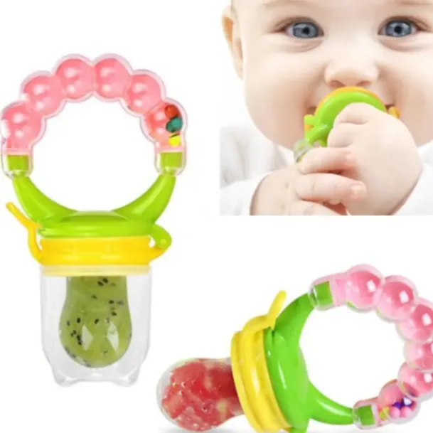 New Baby Food Feeder Soother Teether for Eating Fresh Fruit Vegetables Meat 5