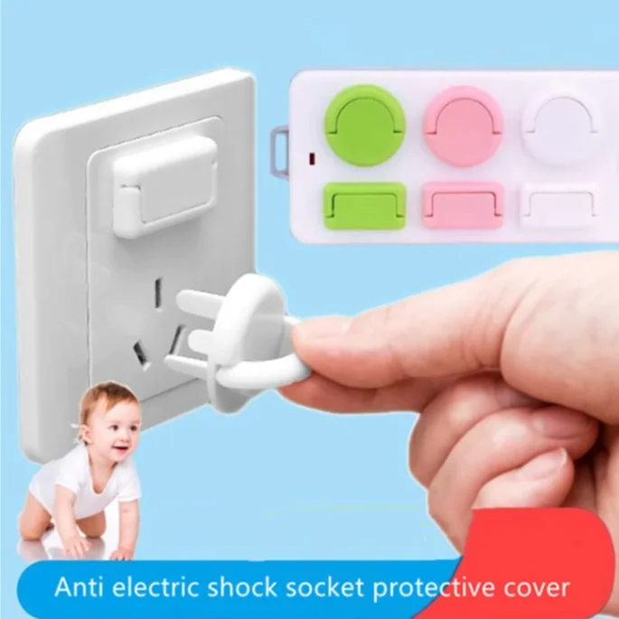 10pcs Baby Safety Electrical Socket Cover, Multiplug Safety Guard, Electric Socket Plug Protector 2