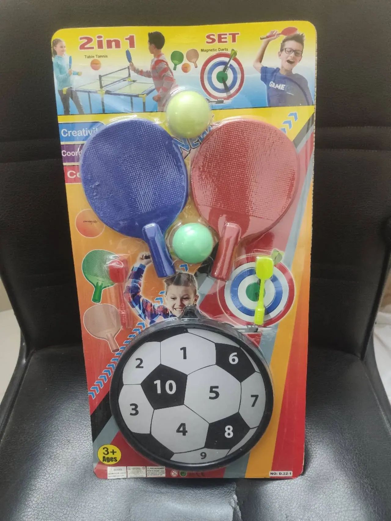Magnet Darts Table Tennis 2 in 1 Set Kids Play Game 2