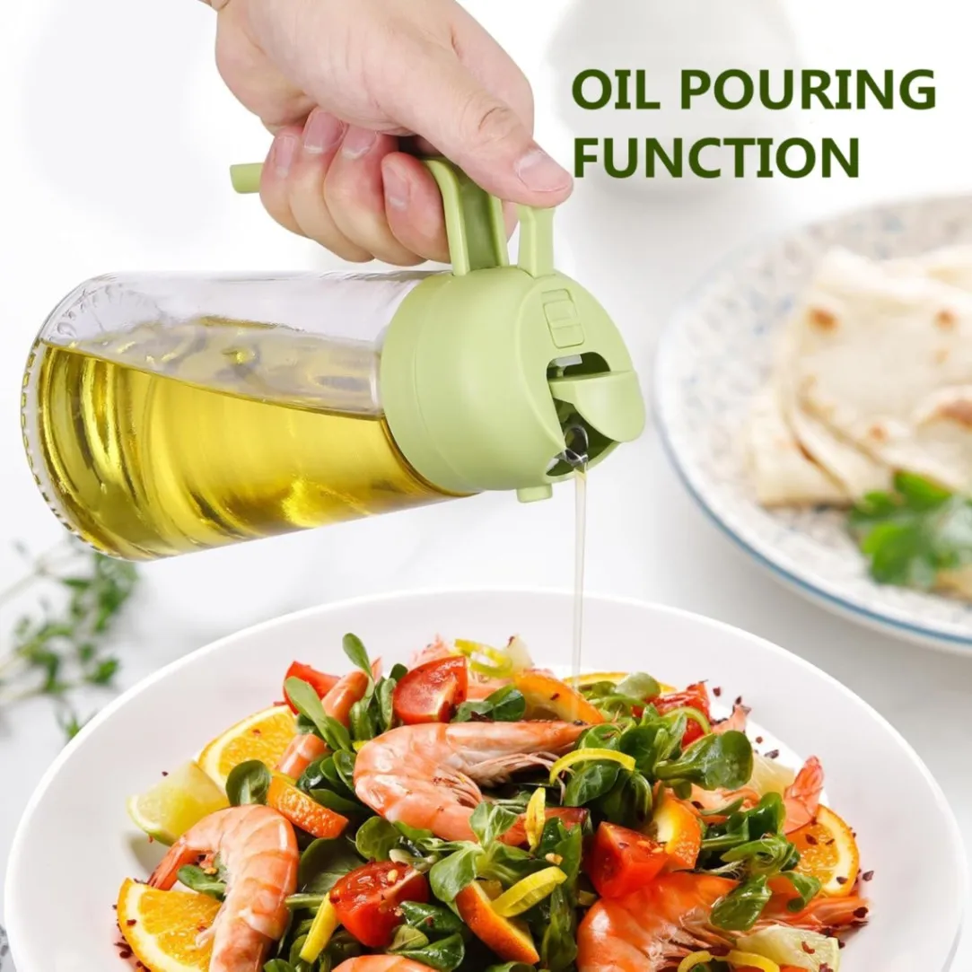 2 in 1 Oil Sprayer and Oil Dispenser Bottle 500ml 5