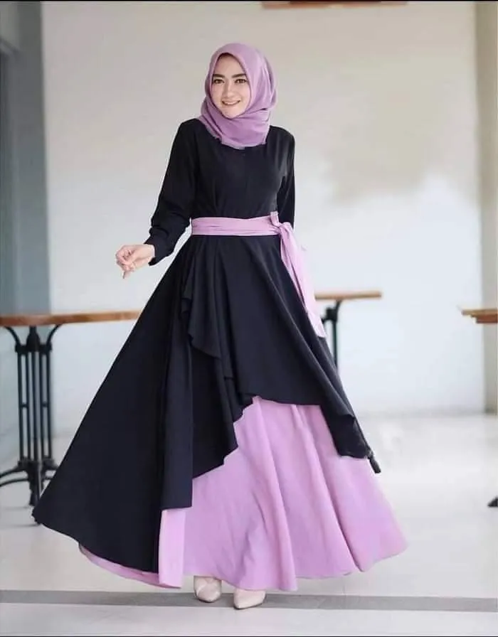 Dubai Cherry Borka with Hijab – ইন্দোনেশিয়ান স্টাইল 3