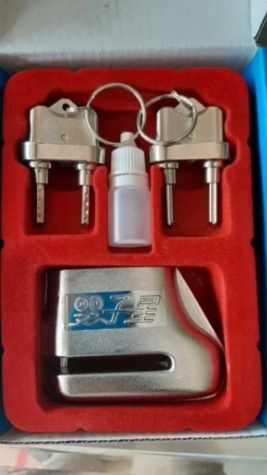 Heavy Duty Acid Proof Hydraulic Disc Lock For Motorcycle &amp; Scooter. 5