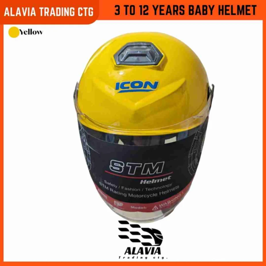 Kids Helmet (3-12Y) – Multi-Sport Baby Bike Helmet for Boys & Girls | Lightweight, Adjustable for Cycling, Scooter & Skateboard – Yellow 3