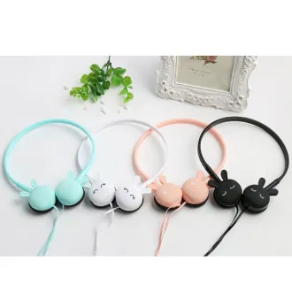 Cute Rabbit Cartoon Stereo Earphone Headphone with Ear-hook 7