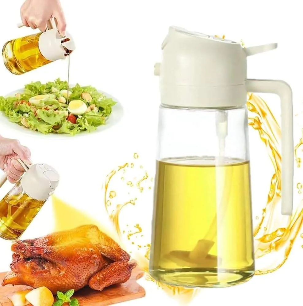 2 in 1 Oil Sprayer and Oil Dispenser Bottle 500ml 4
