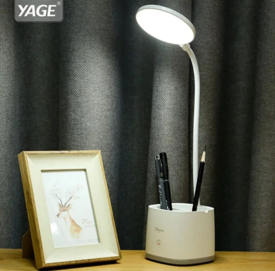 YAGE YG-T109 Table Lamp Pen Holder Desk Lamp Rechargeable USB Reading LED Table light Night Light 4
