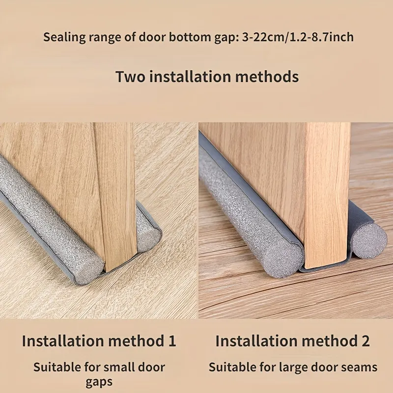 Image of Door Bottom Sealing Strip, Door Gap Dust Stopper, Door Foam, Door Draft, AC Air Stopper Door Insect Protector