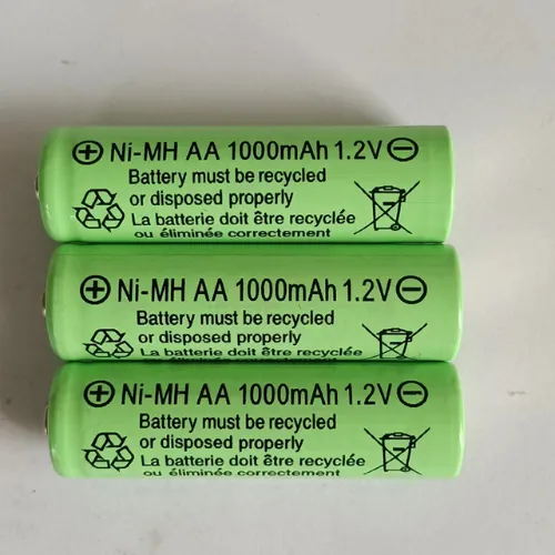 AA Batteries, 1.2V Ni-MH Rechargeable Battery-1000 mAh 4