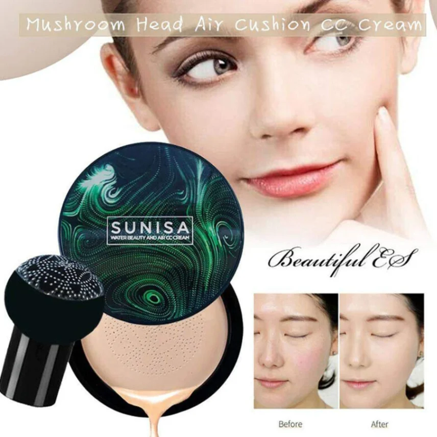 Sunisa Foundation, Sunisa 3 in 1 Air Cushion CC Cream and BB Cream Foundation 6