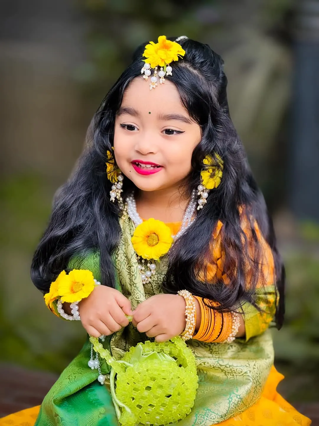 Baby ready saree baby saree peticort belauj fular tikli fular golar har fular breslet churi 1