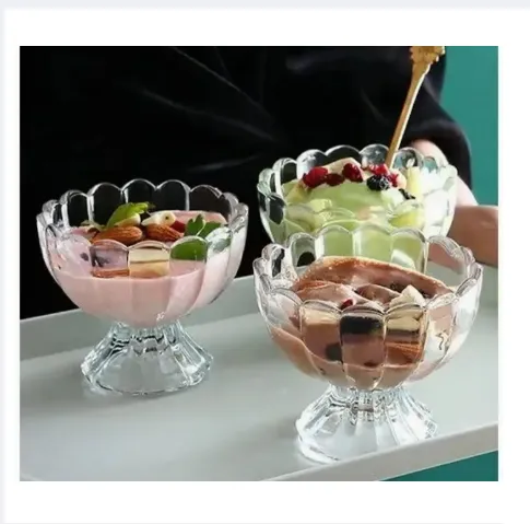 Bormioli Sets Of Six Glass Dessert Bowls 6 Pieces Serve Desserts In Style With Bormioli Glass Bowl Set Shapla 1