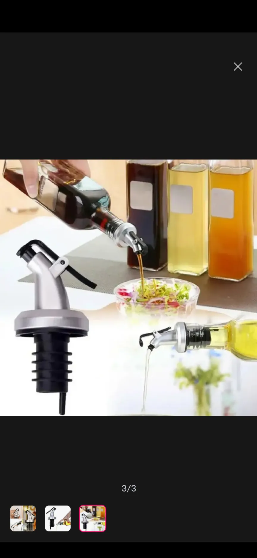 1 piece Oil Pour Spouts Olive Oil Vinegar Wine Dispenser Cover Oil Bottle StopperFor Kitchen 4