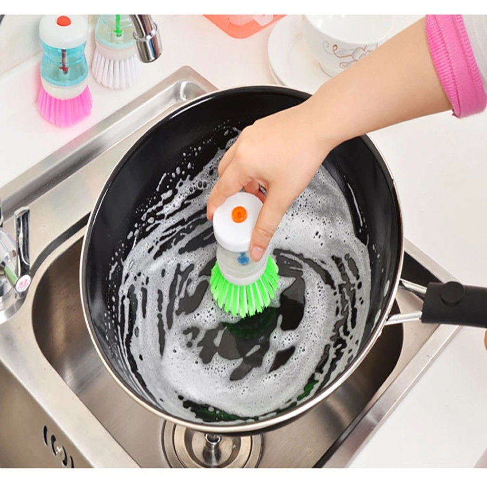 Scrubber Hydraulic Pressure Cleaner Kitchen Cleaning Dish Brush 2