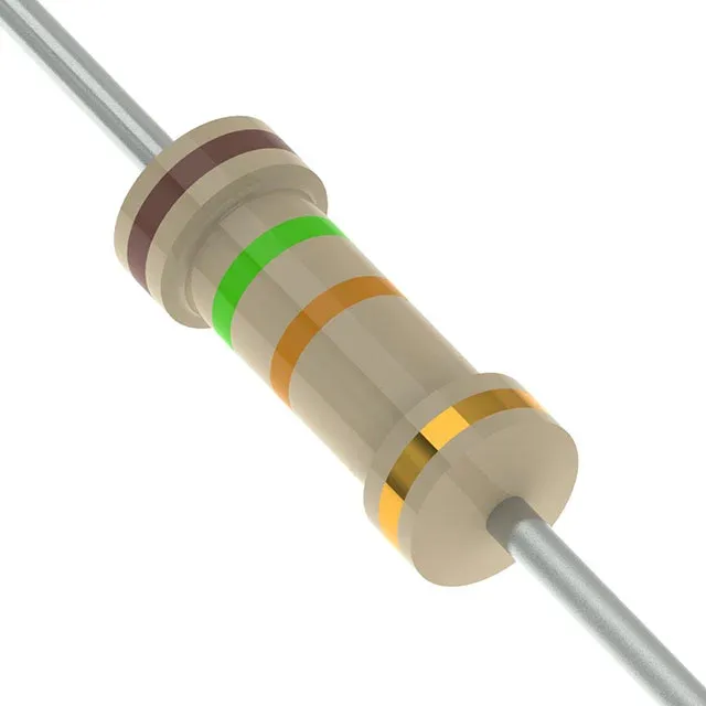 20Pcs 15K ohm Resistor 15K Ohm Carbon Film Resistor 15K Ohm 1/4W Resistance 0.25 Watt 5% Tolerance Fixed Resistors For Passive Components Parts 5