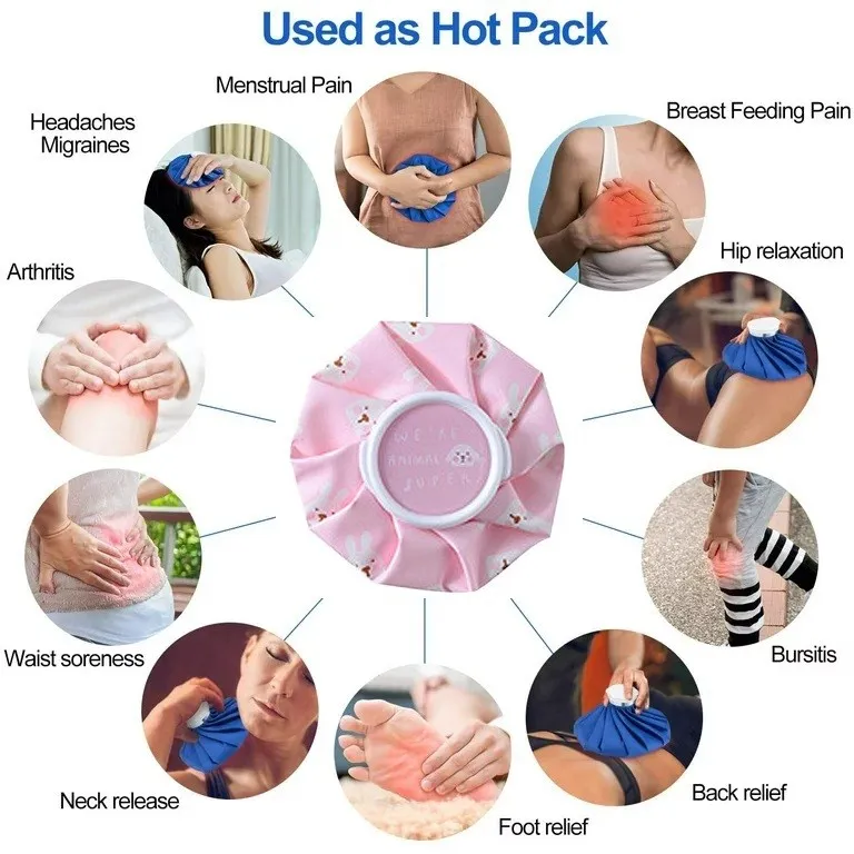 Hot & Cold Pack Reusable Ice Bags, First Aid Multipurpose Hot Cold Therapy 3