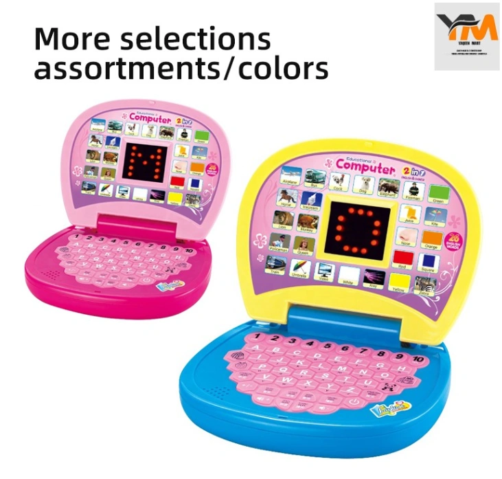 Educational Computer and Learning ABCD, Words &amp; Number Battery Operated Kids Laptop with LED Display and Music - Baby Toy 2