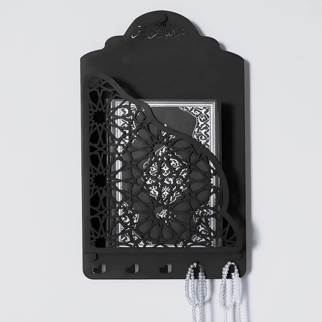 Black Wall hanging Quran stand 2