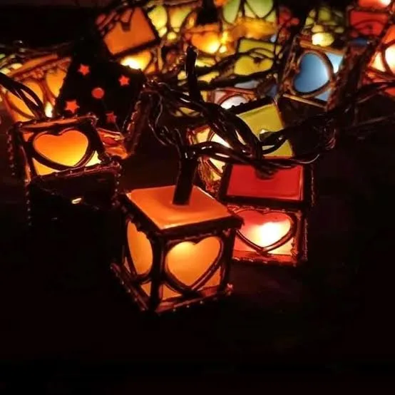 28 Led Lights Decorative String Lights, Love Box Fairy Lights, Led Heart Box for Wedding, Party, Birthday Decorative String Lights 3